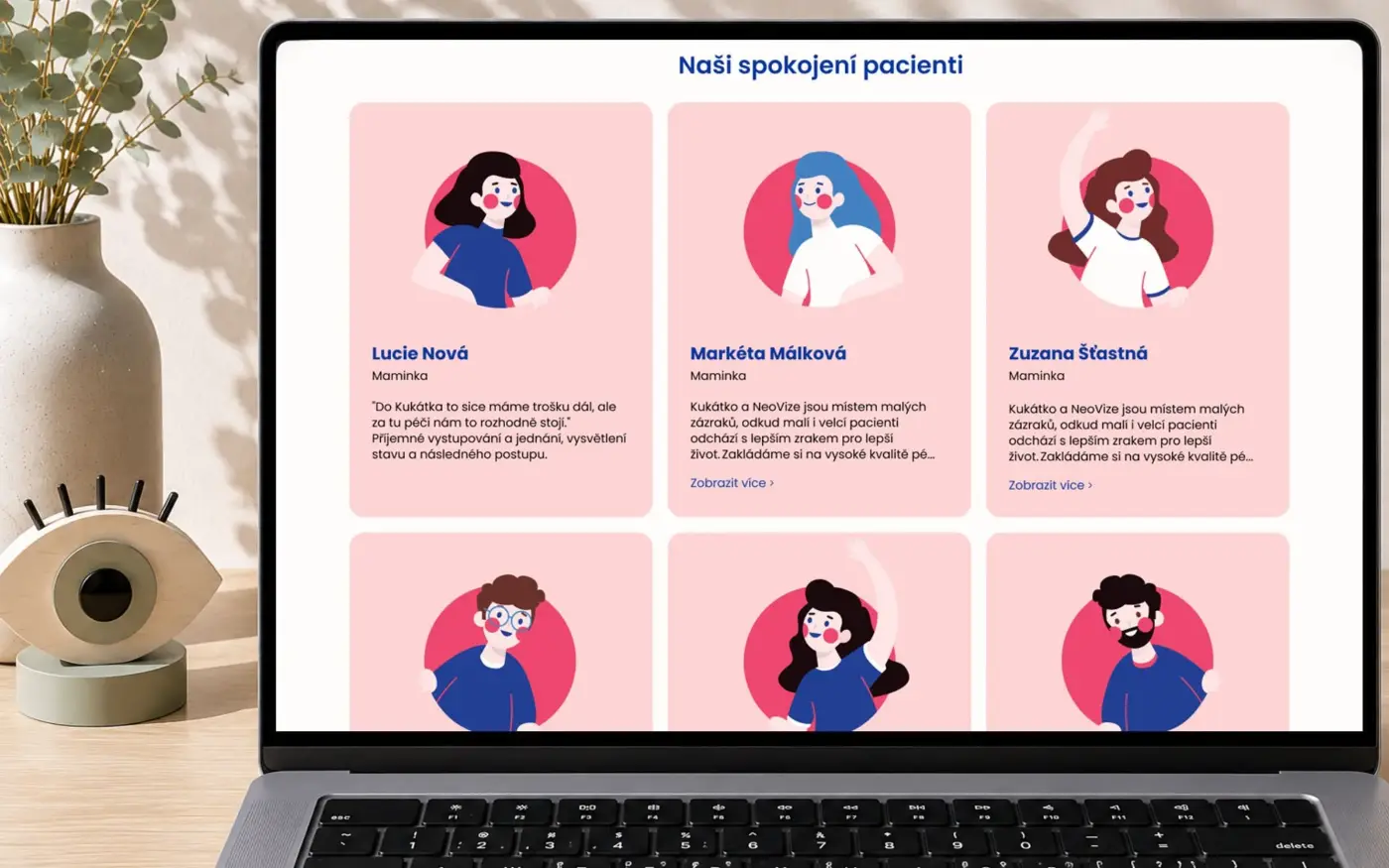 Recenze pacientů „Naši spokojení pacienti“
