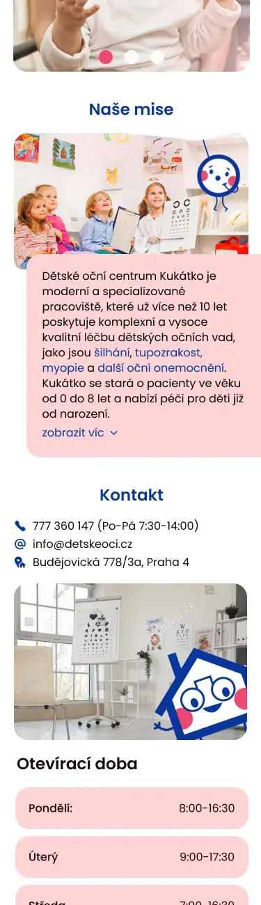 Kukátko mobilní zobrazení